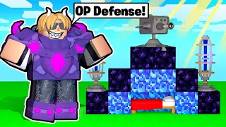 We Built The *BEST* Bed Defense Ever.. (Roblox Bedwars)