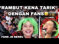 RAMBUT AKU KENA TARIK DENGAN FANS🤣| FANS JOHORBAHRU SERBU😳‼️