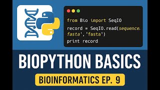 Biopython Introduction | Bioinformatics with Python | Ep. 9