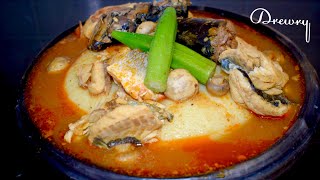 This unforgettable assorted fish light soup will last for days | Ghana fish pepper soup