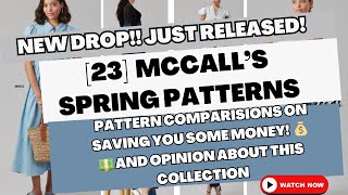 #623: 💥👁️👂🏾NEW! McCall's Spring Collection | Pattern Drop! | First Watch! First Look !💥👁️👂🏾