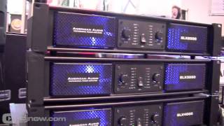 NAMM 2013 | American Audio ELX-2000, ELX-3000 \u0026 ELX-4000 Amplifiers | idjnow