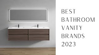 Best Modern Bathroom Vanity Brands 2023 | Moreno Bath Freestanding \u0026 Floating Wall Mounted Vanities