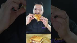 MEAT AND CHEESE TOAST #shorts #asmr