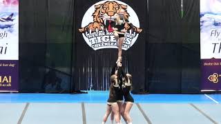 NO2018 All Girl Group Stunt junior NRC Tigers Fearless