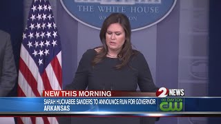 Sarah Sanders running for Arkansas governor, sources say