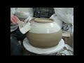 정인석 도예연구소 정인석 도예가가 물레성형으로 항아리 발 만들기 making jar bowl by spinning wheel korea ceramic korea pottery