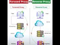 forward proxy vs reverse proxy