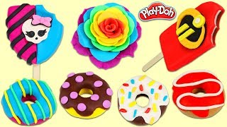 HUGE Play Doh Desserts, Donuts, Ice Cream Popsicles and More Compilation!