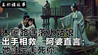 民間故事：木匠路遇落水姑娘出手相救，阿婆直言：她註定害死你！｜高朗講故事