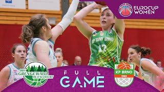 BBC Grengewald v KP TANY Brno | Full Basketball Game |  EuroCup Women 2023-24