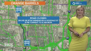 State Route 315 SB closure in effect until Monday morning