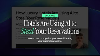 How Luxury Hotels Are SECRETLY Using AI to Steal Your Reservations