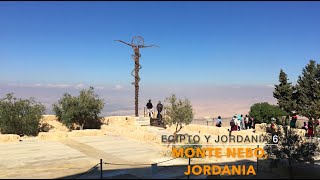 Visitando el Monte Nebo, desde donde Moisés vio la tierra Prometida, en Jordania.