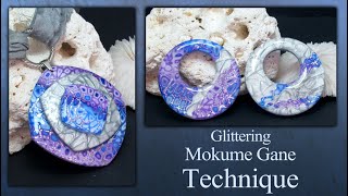 Glitter Up your Polymer Clay Mokume Gane with this Technique