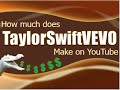 How much does TaylorSwiftVEVO make on YouTube 2015