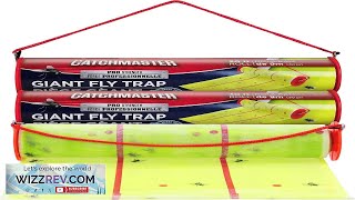 Catchmaster Giant Fly Glue Trap 3-Pack 30 Feet Each Adhesive Fly Traps Review