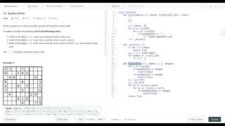 Leetcode 37 Sudoku Solver - Python