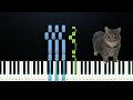 oiiaoiia cat meme piano tutorial