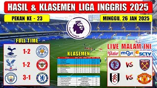 Hasil Liga Inggris Tadi Malam ~ TOTTENHAM vs LEICESTER ~ PALACE vs BRENTFORD ~ EPL 2025 Pekan Ke 23