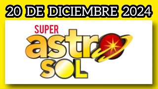 Resultado Loteria de astro sol    en vivo de hoy 20 de Diciembre de 2024