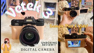 VETEK 3 DIGITAL CAMERA • 4k Ultra HD | unboxing review | Camera for Beginners! Is it worth it? | PH