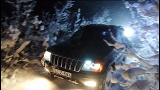 OFF-ROAD in the Snow | Jeep Cherokee 4.0 & Jeep Grand Cherokee 2.7crd | GEORGIA 4K
