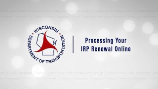 Processing Your IRP Renewal Online