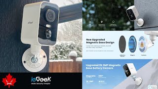 ieGeeK S2 Rechargeable Wireless Security Camera