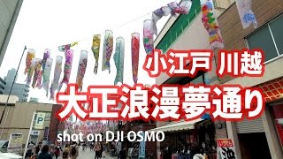 OSMOと歩く　小江戸 川越 春まつり　こいのぼりでいっぱいの大正浪漫夢通り | shot on DJI OSMO