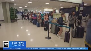30% of flights canceled Tuesday night at Newark Liberty Airport