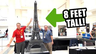 Massive LEGO Eiffel Tower with 25,500 Pieces!