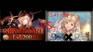 [GBF] Water GW Hekate NM 200 FA 15.41 Min JusticexMagna : Unlimited Healing work!!