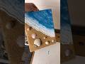 How to paint a beach!🎨 #easypainting #acrylicpainting #paintingtutorial #beach #art #beginner #easy