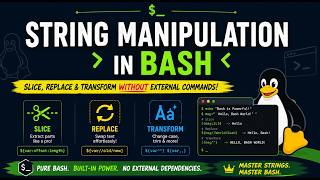 String Manipulation in Bash – Slice, Replace & Transform Without External Commands!