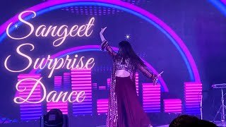 INDIAN SANGEET SURPRISE DANCE | Afreen, Leja Re, Le Gayi, Salaam-E-Ishq