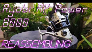 2011 Ryobi AP Power 8000 - Part 2 Reassembling - Reel service and maintenance