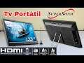 TV Portátil Con Radio FM y Puerto HDMI Supersonic De 13.3