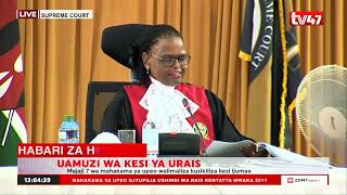 IEBC carried out verification and declaration of election results as required by Law - Supreme Court