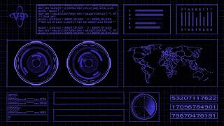 Blue Futuristic HUD Full HD 60 FPS
