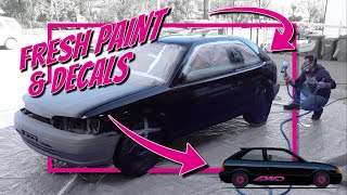 Fresh Paint - RARE 4WD JDM Corolla - Double Black Ep 2 // Fresh Fuel Ep 2 // 4K