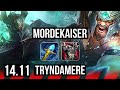 MORDEKAISER vs TRYNDAMERE (TOP) | 7 solo kills, 47k DMG, 12/2/6, Legendary | BR Master | 14.11