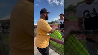 He told his dad he got a full-ride scholarship 😭 #shorts