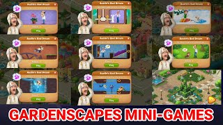 Gardenscapes: Solved Mini-games Collections