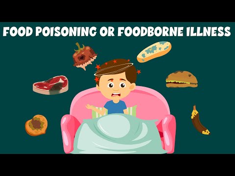 How does some food become poisonous explain in short?