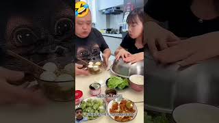 Funny 🤣 husband and wife #food #日常食 #食べる #cooking #好きな物を食べる #mukbang #eat #食べる動画 #funny #食べ物