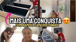 UNBOXING: CAMA SUPER KING BAÚ ORTOBOM | ELA É MUITO GRANDE | SONHO REALIZADO