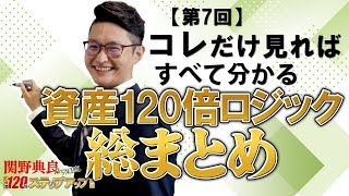 【第7回】［コレ見ればOK］資産120倍ロジック『まとめ』ました