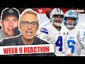 Reaction to Cowboys-Falcons, Lions-Packers, Rams-Seahawks, Jaguars-Eagles | Colin Cowherd NFL