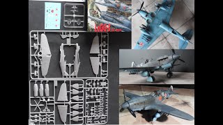 Lavochkin Lagg 3 Roden 1/72 unboxing and build.